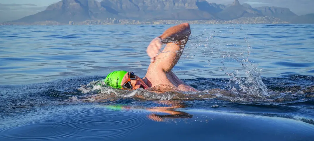 Russell Raath open-water swimming